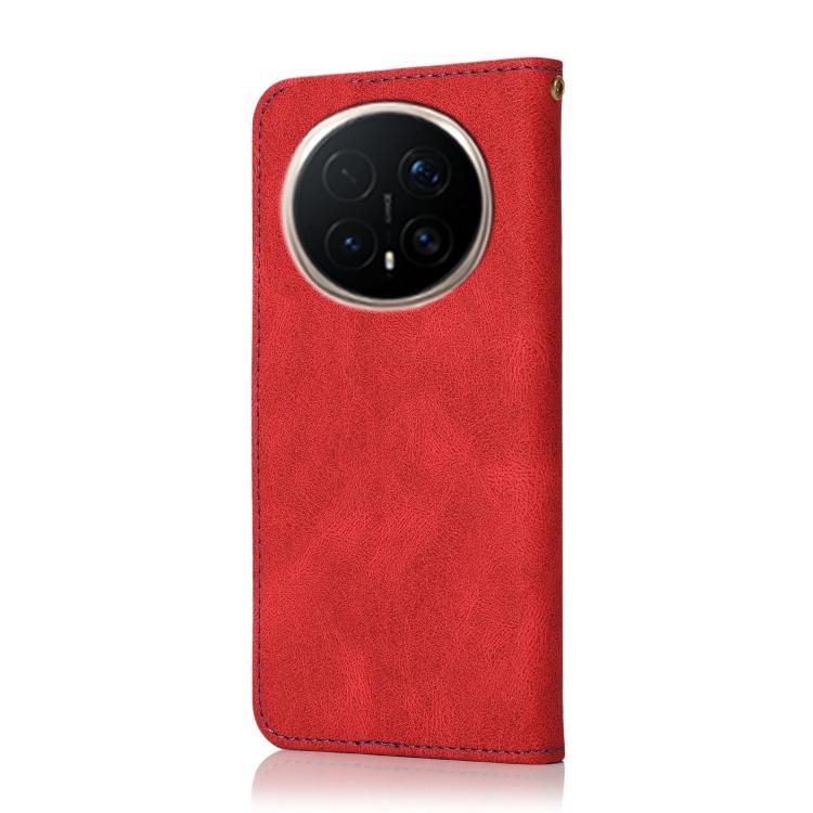 For Honor Magic8 Pro Dual-color Stitching Leather Phone Case