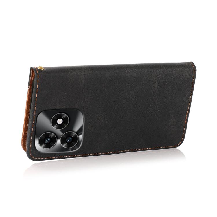 For Honor X5c 4G Dual-color Stitching Leather Phone Case