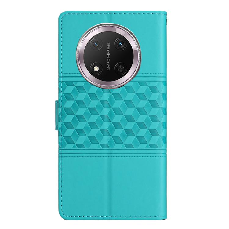 For Honor X9c Diamond Embossed Skin Feel Leather Phone Case