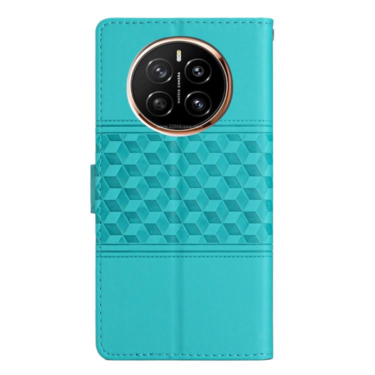 For Honor Magic7 Pro Diamond Embossed Skin Feel Leather Phone Case