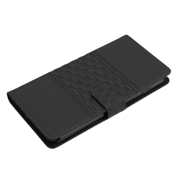 For Honor Magic7 Diamond Embossed Skin Feel Leather Phone Case