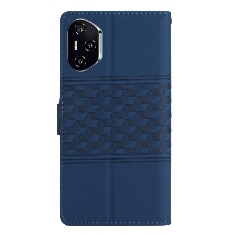 For Honor 400 Pro Global 160.8mm Diamond Embossed Skin Feel Leather Phone Case