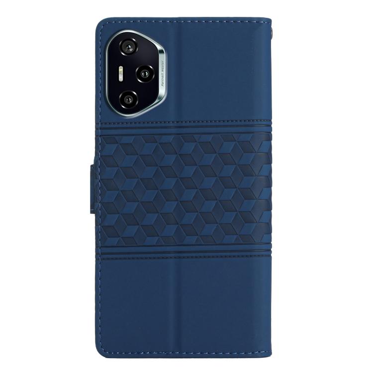 For Honor 400 Global 156.5mm Diamond Embossed Skin Feel Leather Phone Case