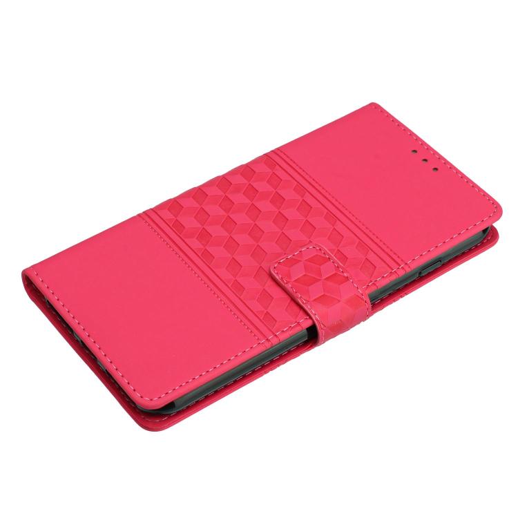 For Honor X5b Diamond Embossed Skin Feel Leather Phone Case