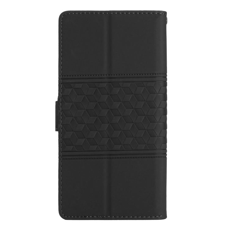 For Honor 400 Smart 5G Diamond Embossed Skin Feel Leather Phone Case