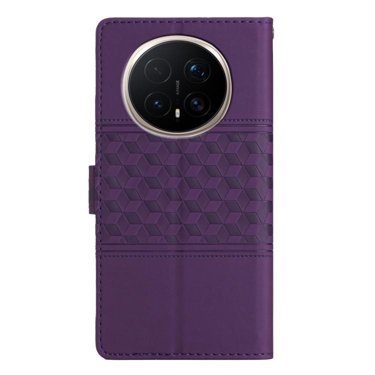 For Honor Magic8 Diamond Embossed Skin Feel Leather Phone Case