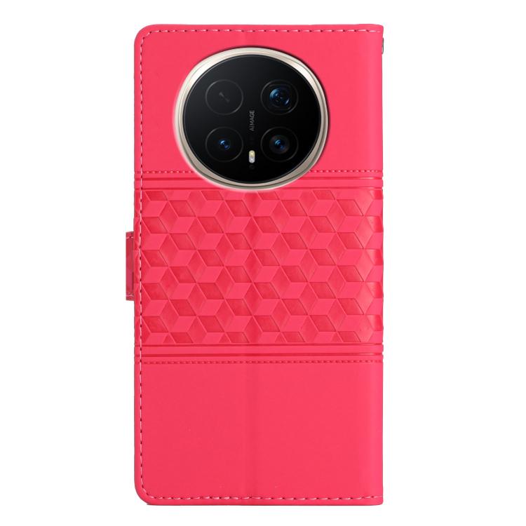 For Honor Magic8 Diamond Embossed Skin Feel Leather Phone Case