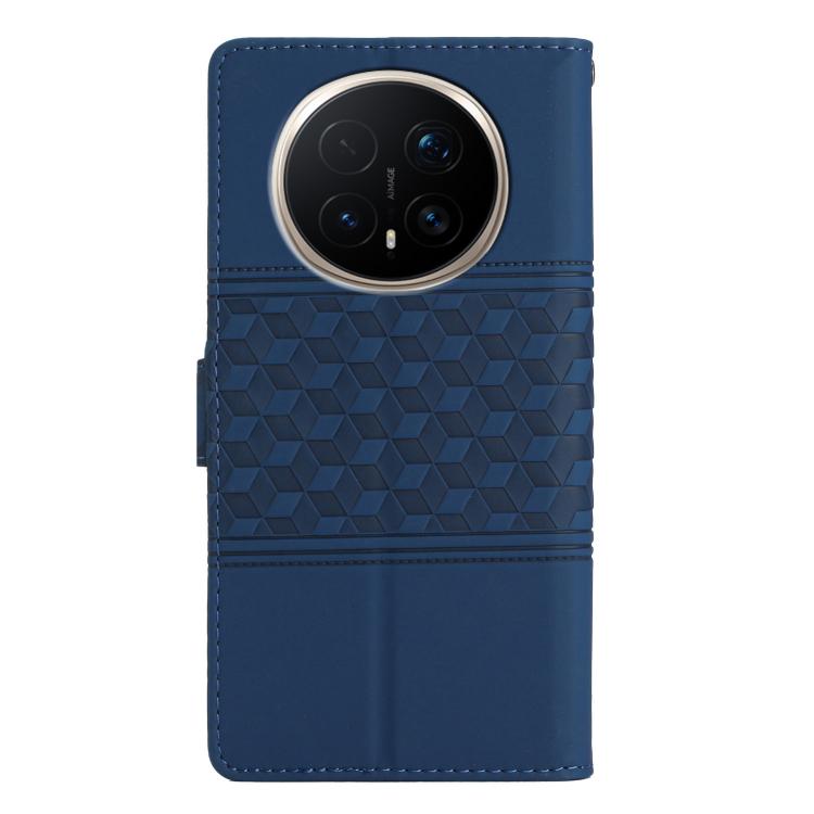 For Honor Magic8 Pro Diamond Embossed Skin Feel Leather Phone Case