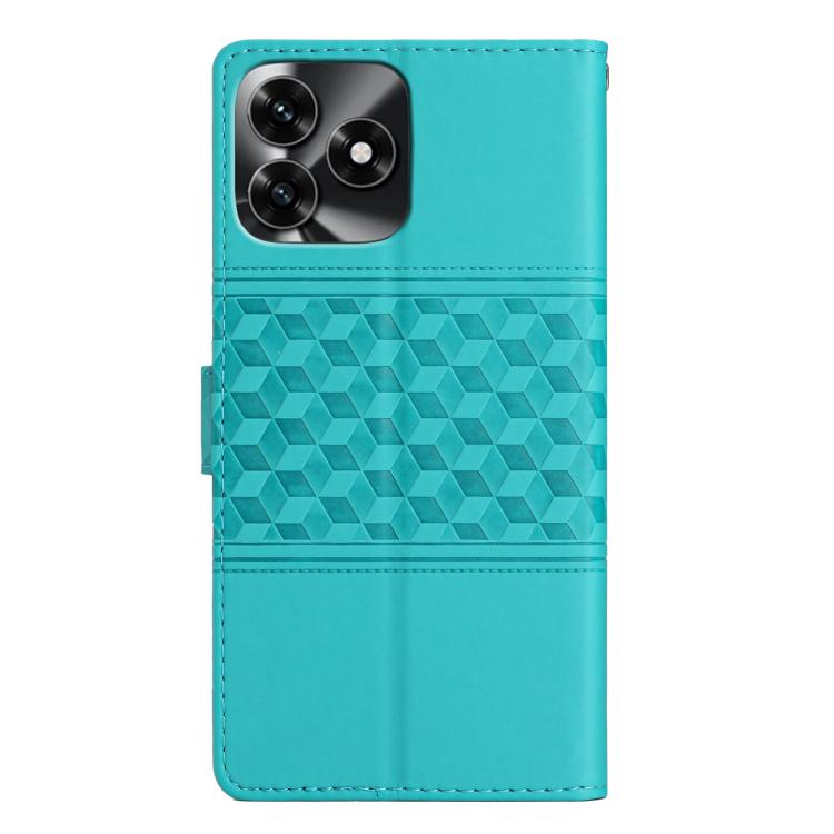For Honor X5c 4G Diamond Embossed Skin Feel Leather Phone Case