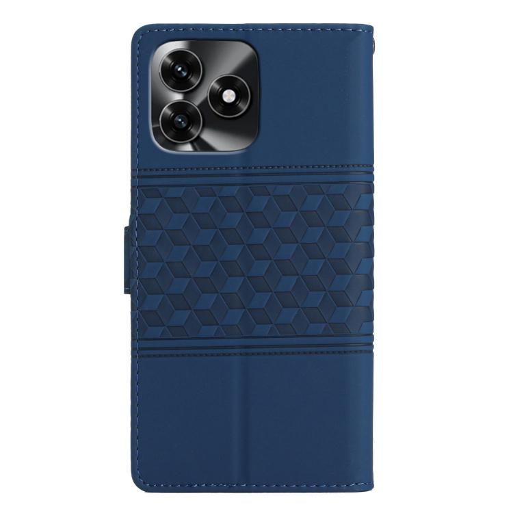 For Honor X5c 4G Diamond Embossed Skin Feel Leather Phone Case