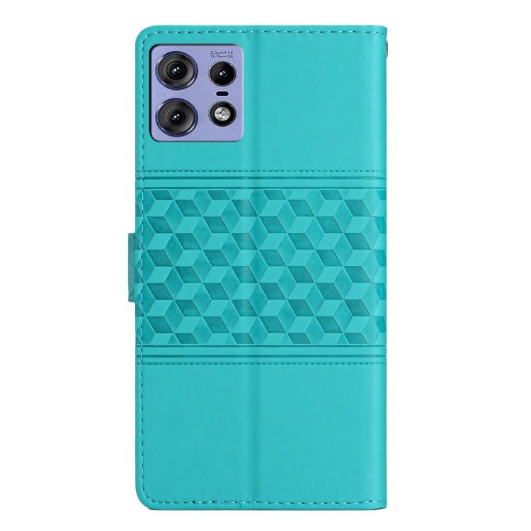 For Motorola Edge 50 Pro Diamond Embossed Skin Feel Leather Phone Case