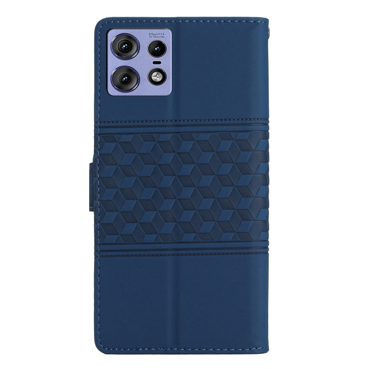 For Motorola Edge 50 Pro Diamond Embossed Skin Feel Leather Phone Case
