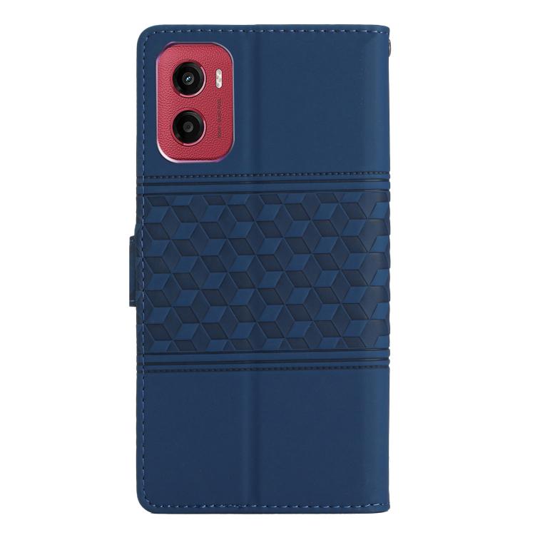 For Motorola Moto G05 Diamond Embossed Skin Feel Leather Phone Case