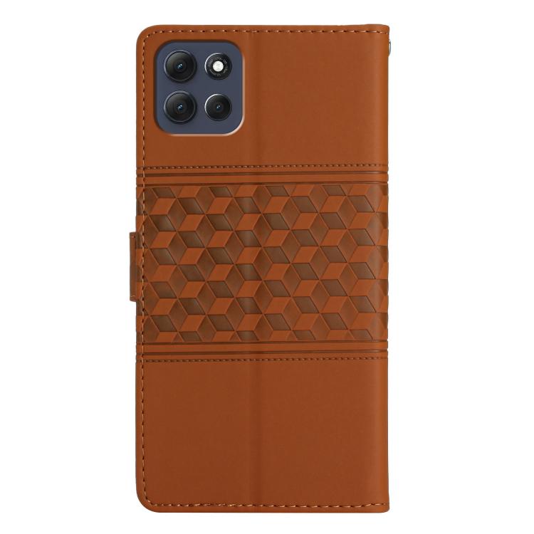 For Motorola Moto G56 5G Diamond Embossed Skin Feel Leather Phone Case