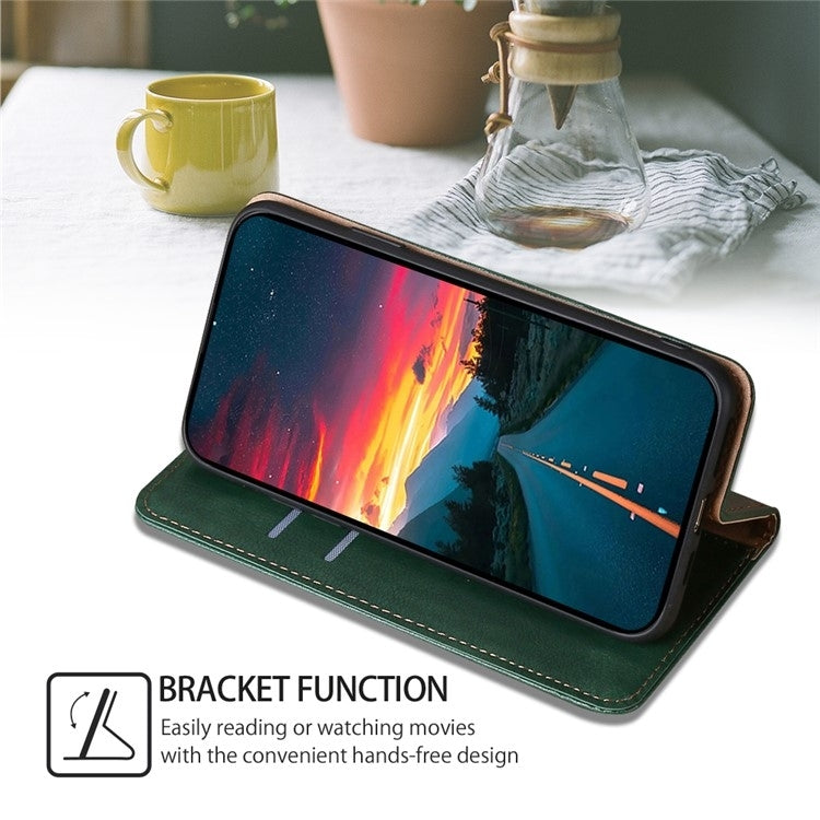 For OnePlus Ace 3 Pro 5G Gloss Oil Solid Color Magnetic Leather Phone Case