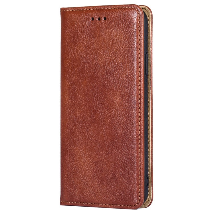 For Sony Xperia 1 VI Gloss Oil Solid Color Magnetic Leather Phone Case