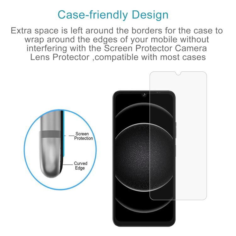 For Coolpad C16 50pcs 0.26mm 9H 2.5D Tempered Glass Film
