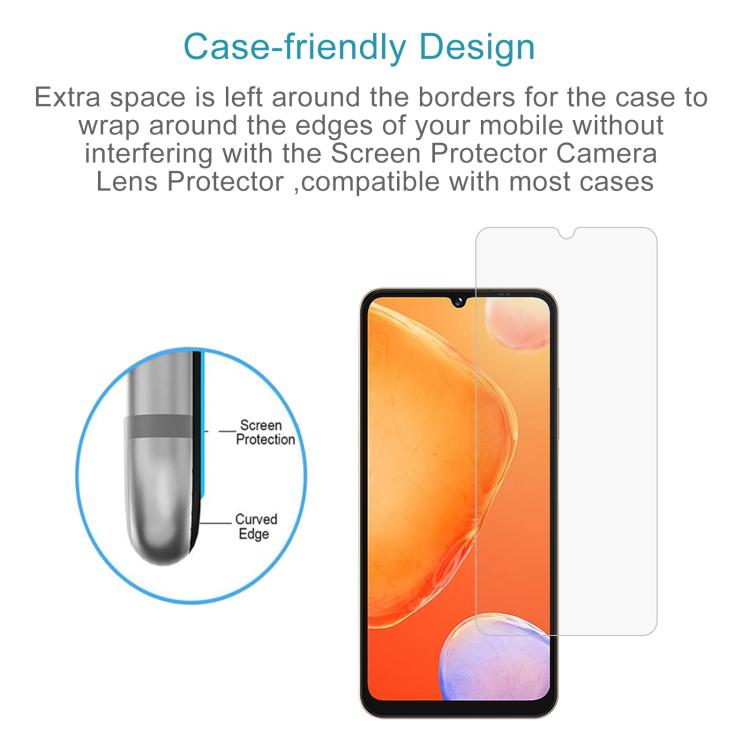 For Coolpad C16s 50pcs 0.26mm 9H 2.5D Tempered Glass Film