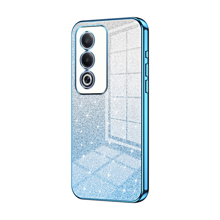 For OPPO A3 Pro Global Gradient Glitter Powder Electroplated Phone Case