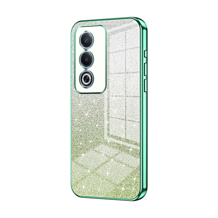 For OPPO A3 Pro Global Gradient Glitter Powder Electroplated Phone Case