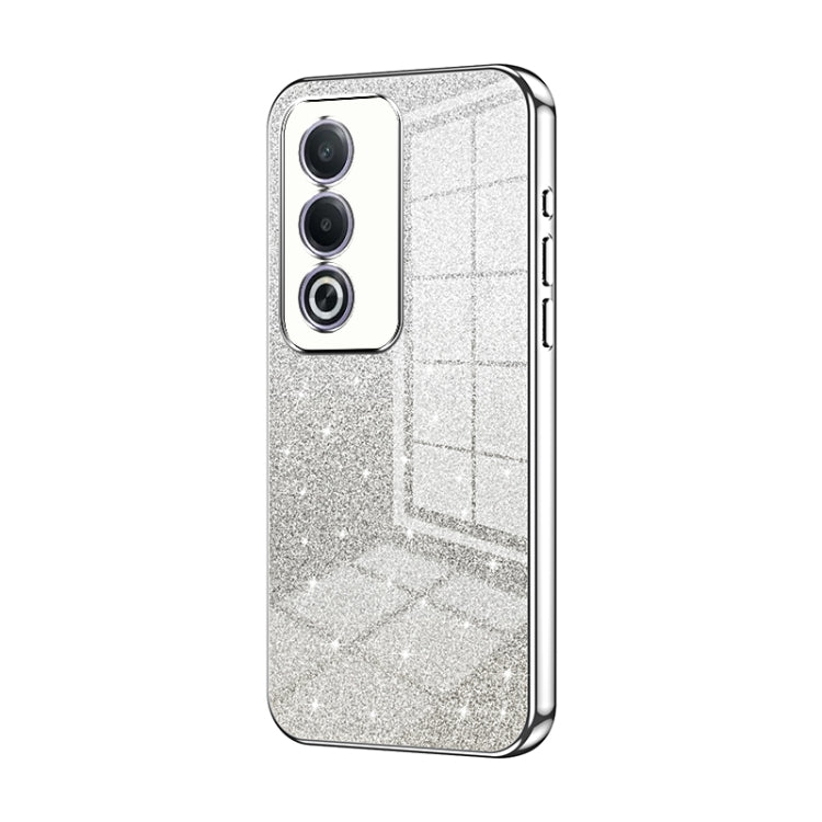 For OPPO A3 Pro Global Gradient Glitter Powder Electroplated Phone Case