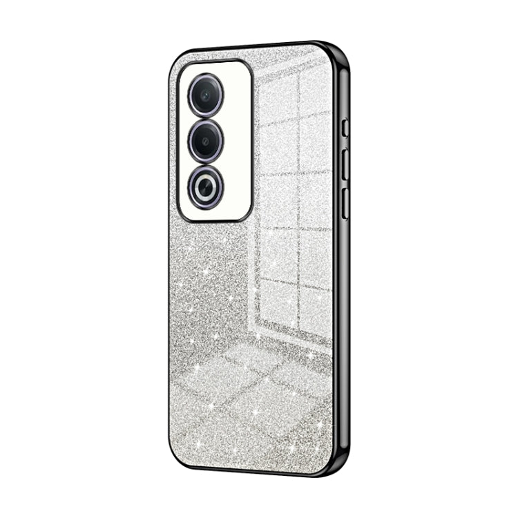 For OPPO A3 Pro Global Gradient Glitter Powder Electroplated Phone Case