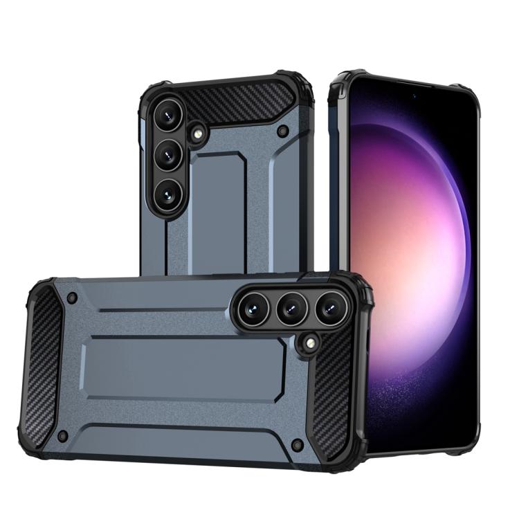 For Samsung Galaxy S25 5G Magic Armor TPU Hybrid PC Phone Case