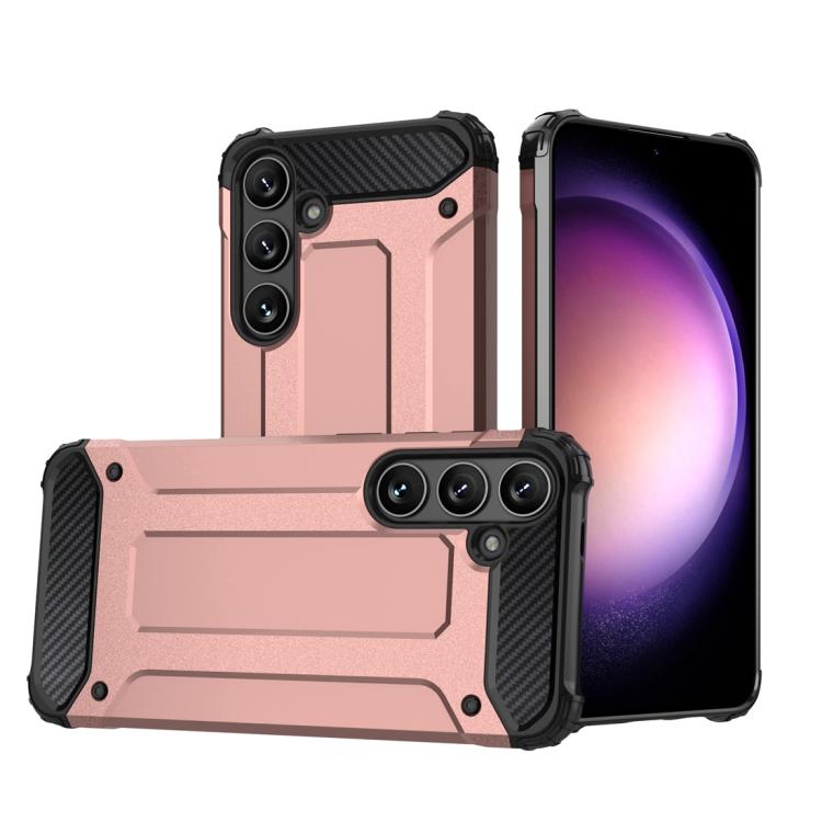 For Samsung Galaxy S25 5G Magic Armor TPU Hybrid PC Phone Case