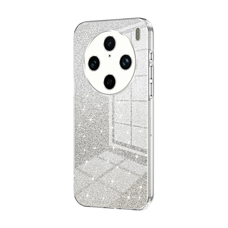 For vivo X100s Pro Gradient Glitter Powder Electroplated Phone Case