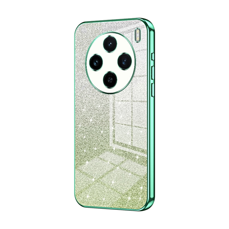 For vivo X100s Gradient Glitter Powder Electroplated Phone Case