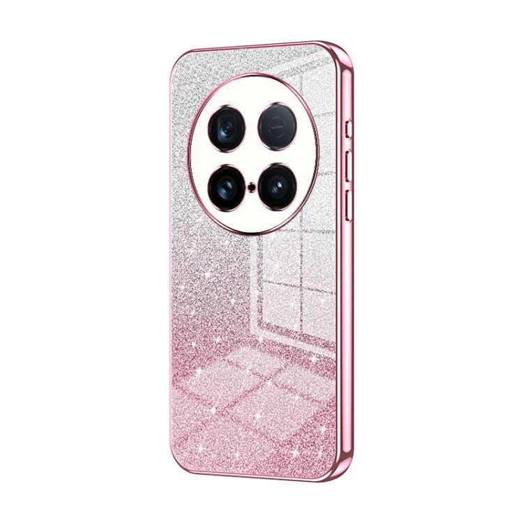For vivo X100 Ultra Gradient Glitter Powder Electroplated Phone Case