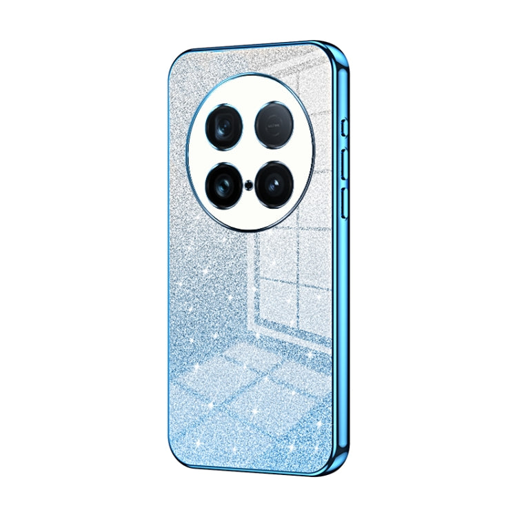 For vivo X100 Ultra Gradient Glitter Powder Electroplated Phone Case