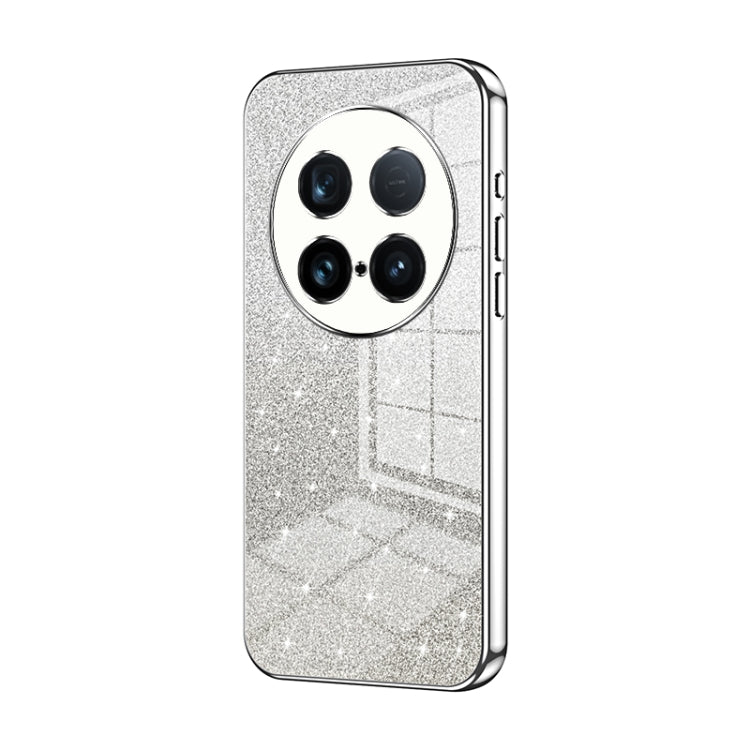 For vivo X100 Ultra Gradient Glitter Powder Electroplated Phone Case