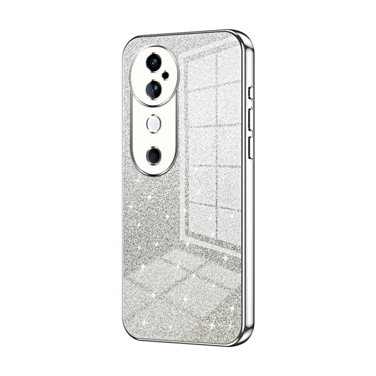 For vivo S19 Gradient Glitter Powder Electroplated Phone Case