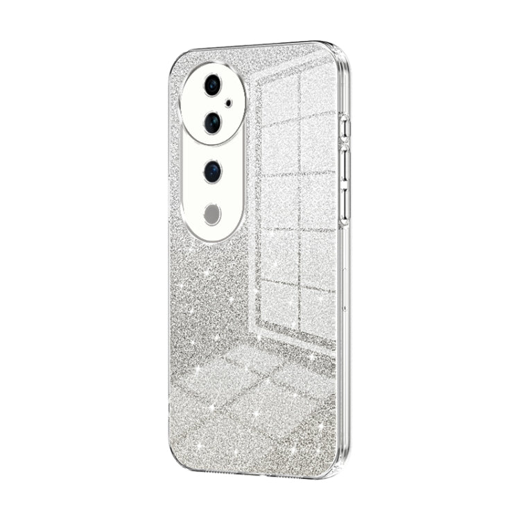 For vivo S19 Pro Gradient Glitter Powder Electroplated Phone Case