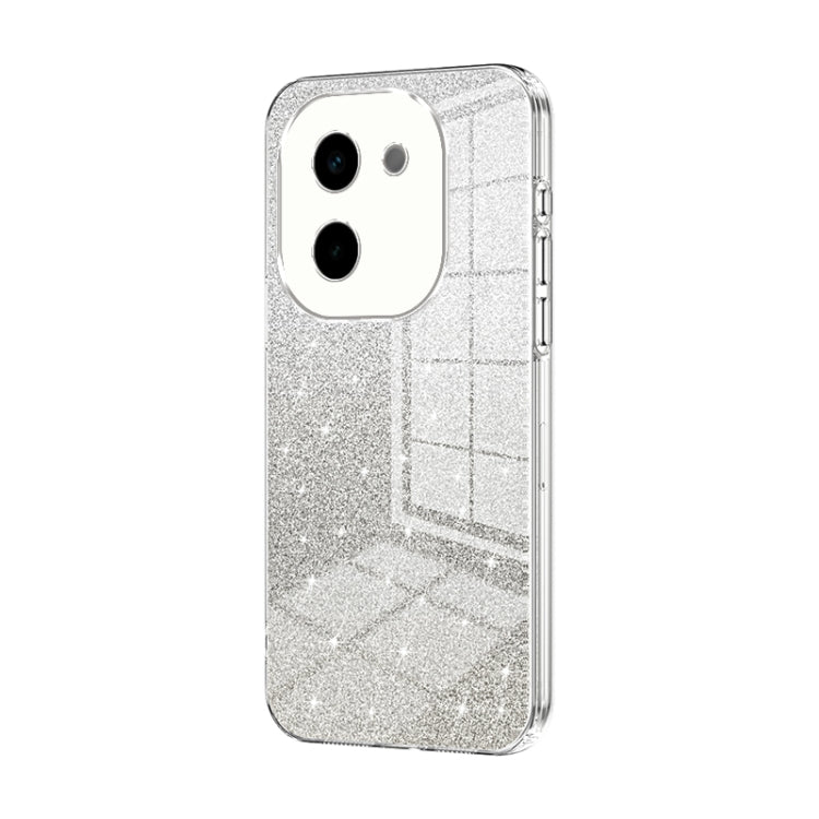 For vivo Y200 Gradient Glitter Powder Electroplated Phone Case