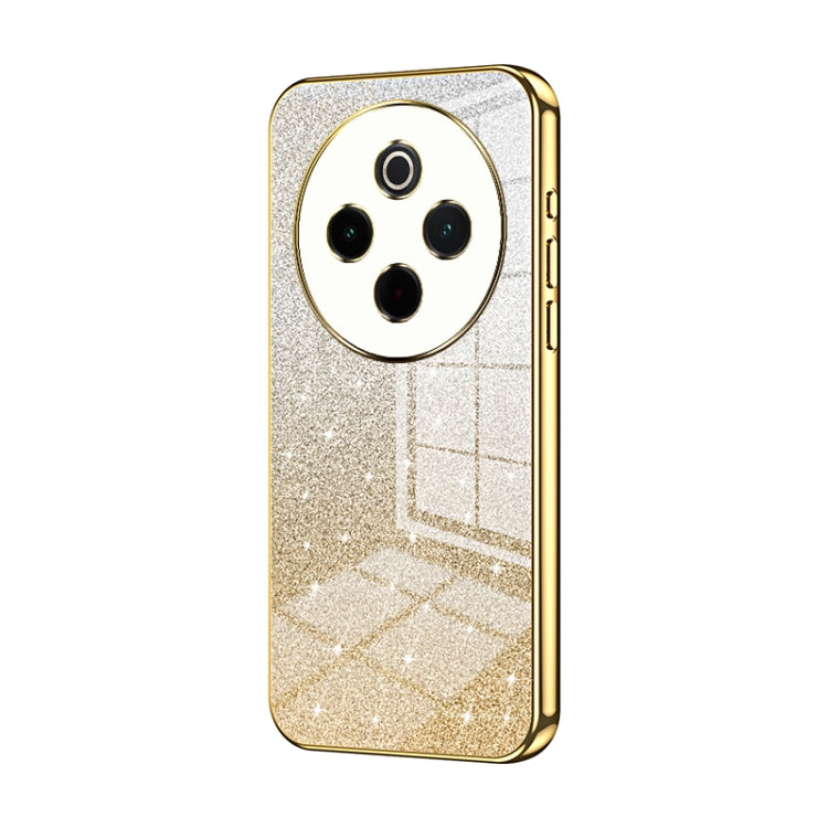 For vivo Y300 Pro Gradient Glitter Powder Electroplated Phone Case