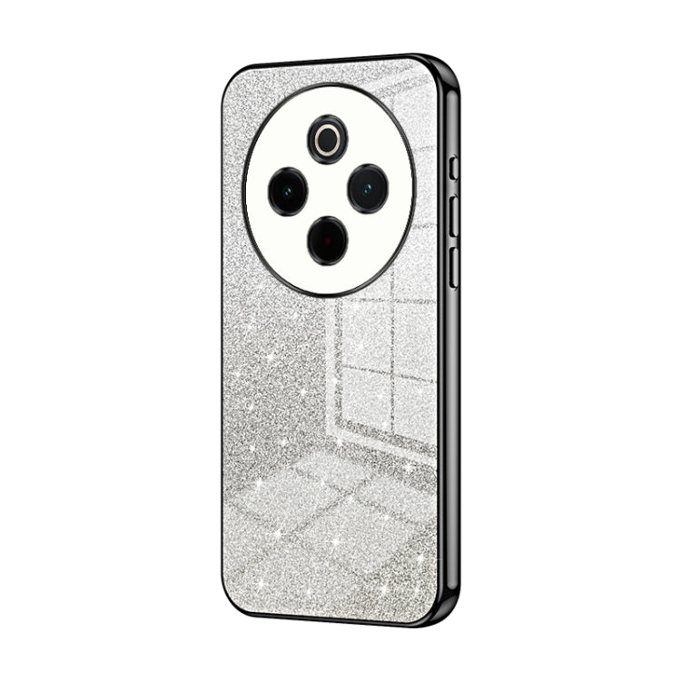 For vivo Y300 Pro Gradient Glitter Powder Electroplated Phone Case