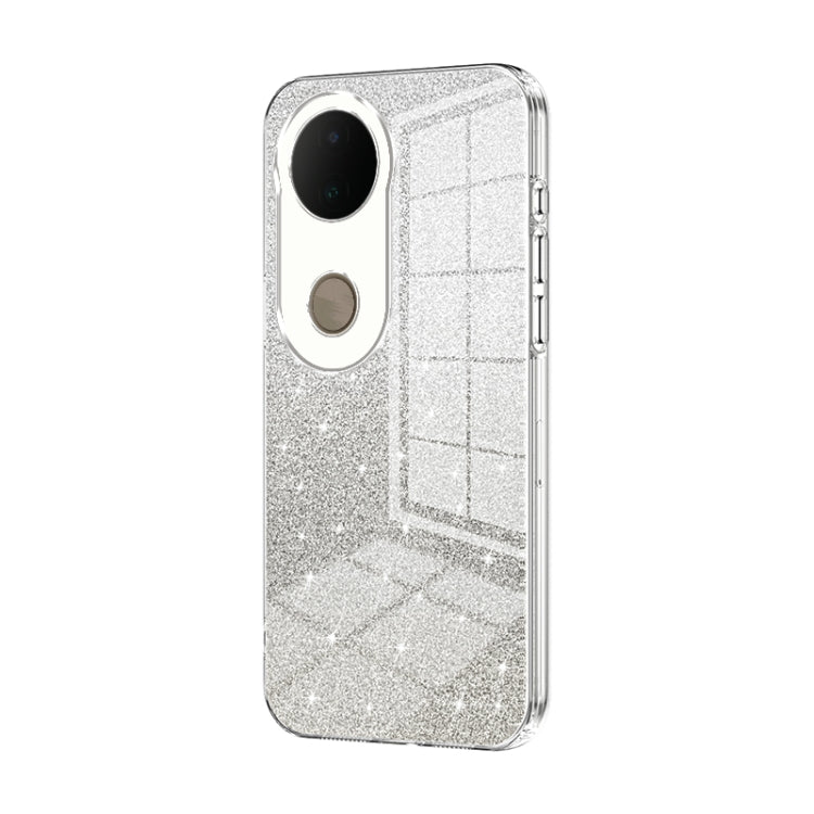 For vivo S20 Gradient Glitter Powder Electroplated Phone Case