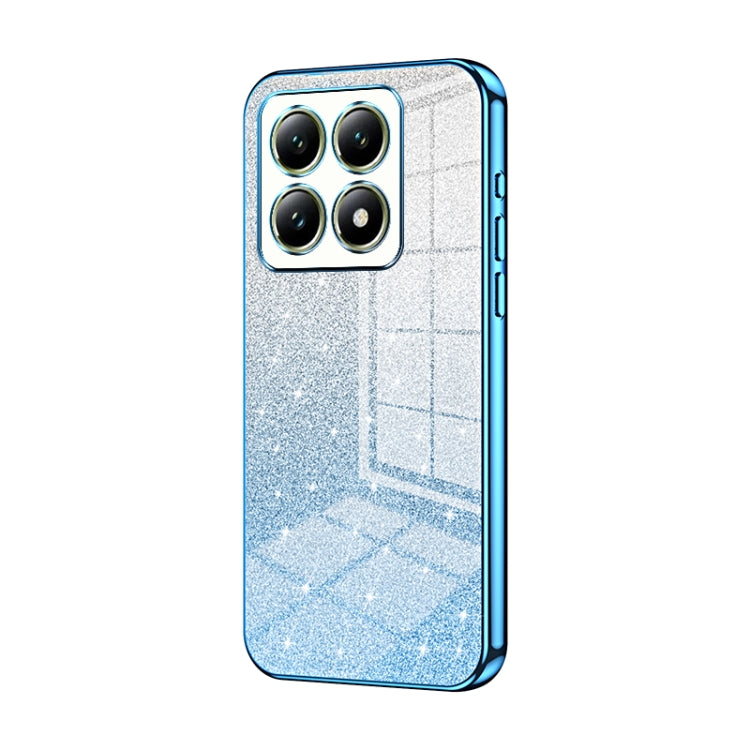For Xiaomi 14T Gradient Glitter Powder Electroplated Phone Case