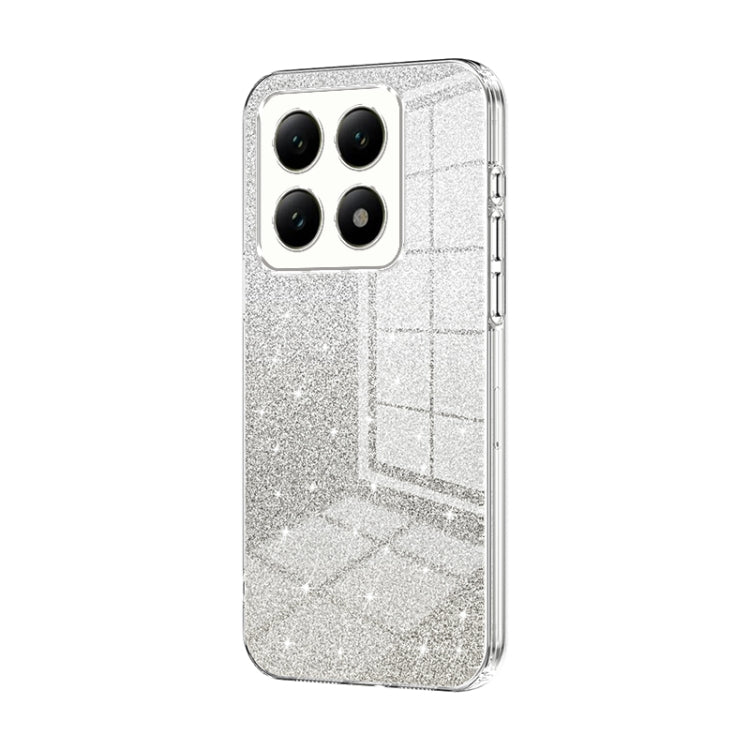 For Xiaomi 14T Gradient Glitter Powder Electroplated Phone Case