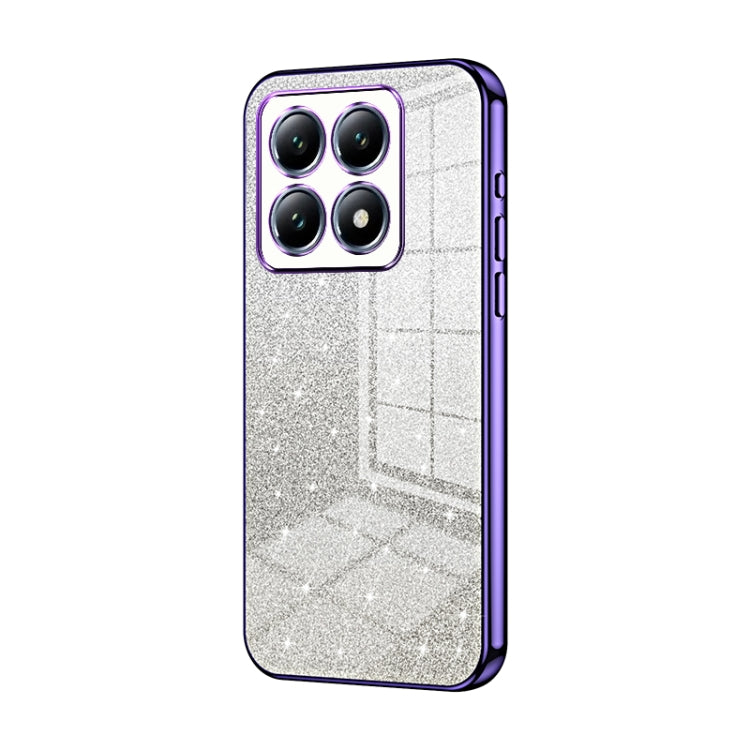 For Xiaomi 14T Pro Gradient Glitter Powder Electroplated Phone Case