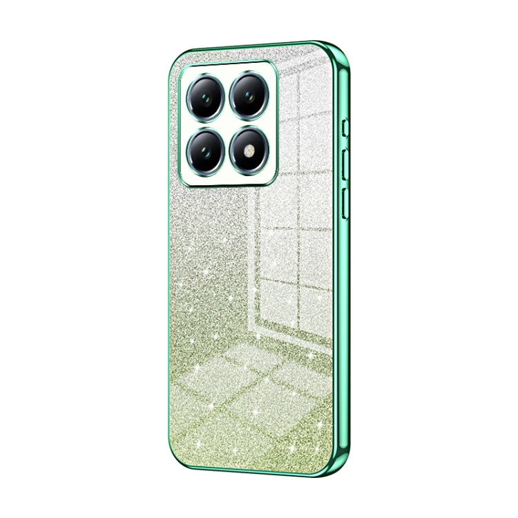 For Xiaomi 14T Pro Gradient Glitter Powder Electroplated Phone Case