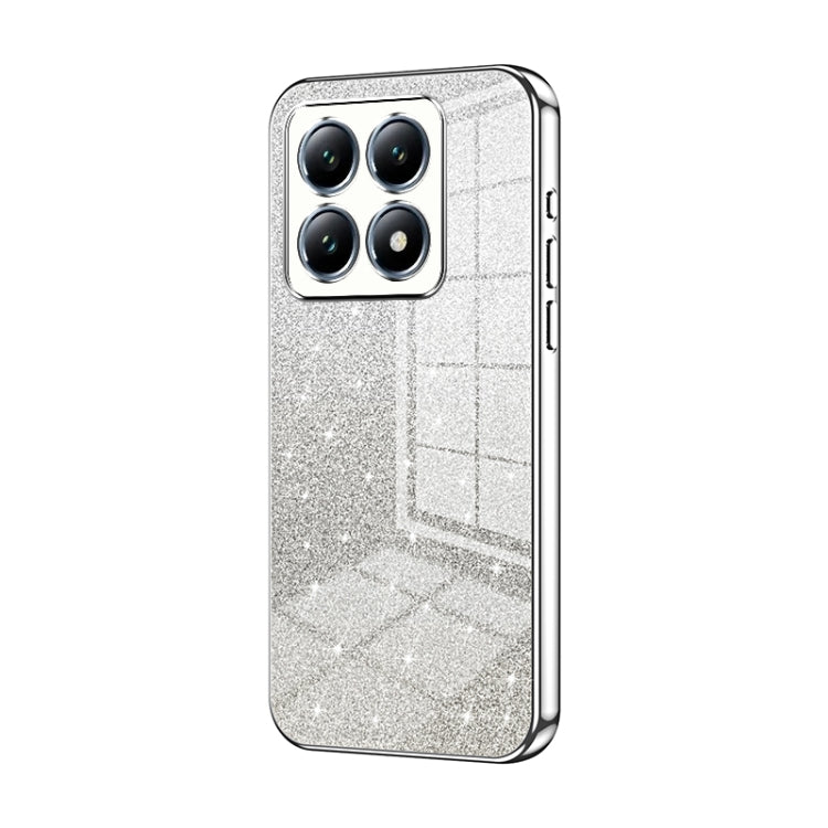 For Xiaomi 14T Pro Gradient Glitter Powder Electroplated Phone Case