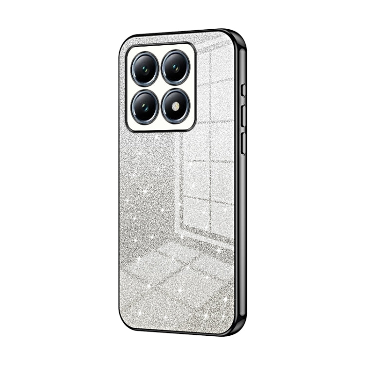 For Xiaomi 14T Pro Gradient Glitter Powder Electroplated Phone Case