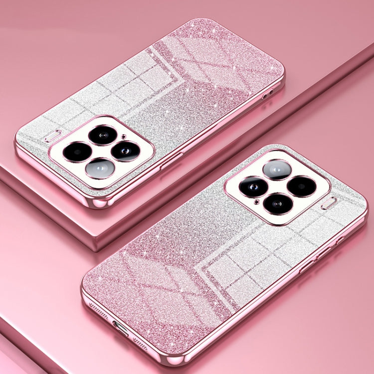 For Xiaomi 15 Gradient Glitter Powder Electroplated Phone Case