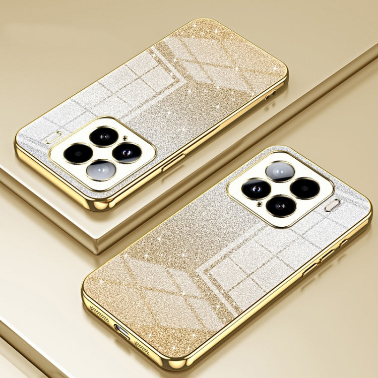 For Xiaomi 15 Gradient Glitter Powder Electroplated Phone Case
