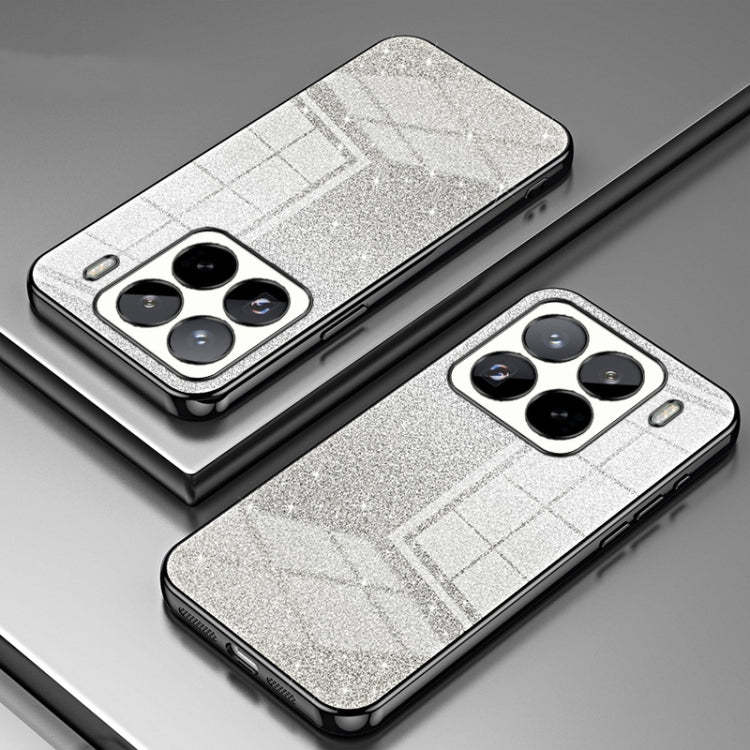 For Xiaomi 15 Pro Gradient Glitter Powder Electroplated Phone Case