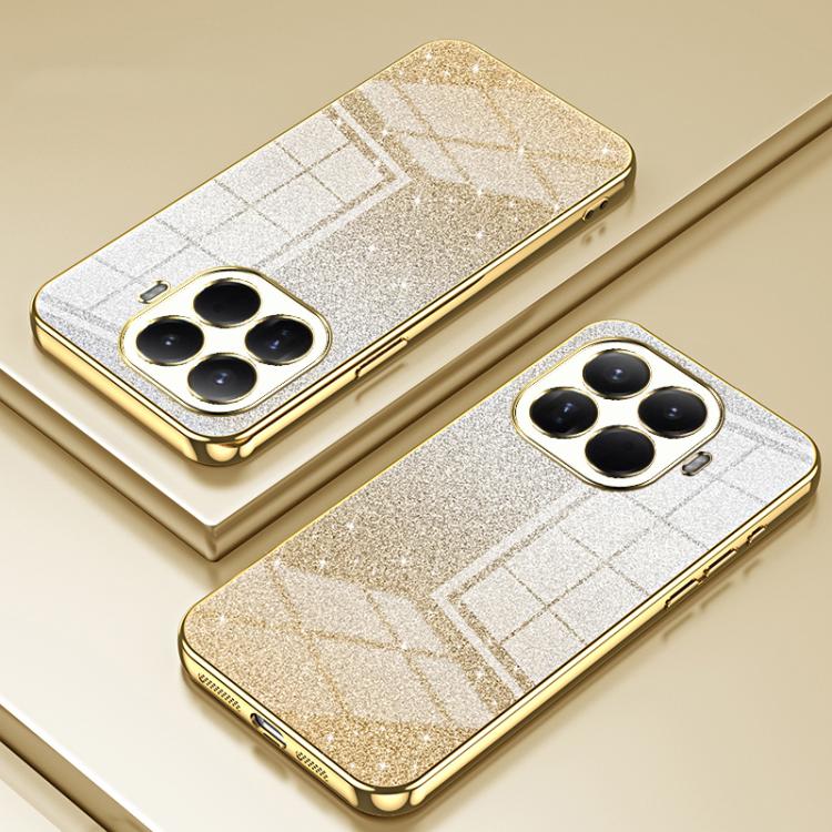 For Xiaomi 15T Pro Gradient Glitter Powder Electroplated Phone Case