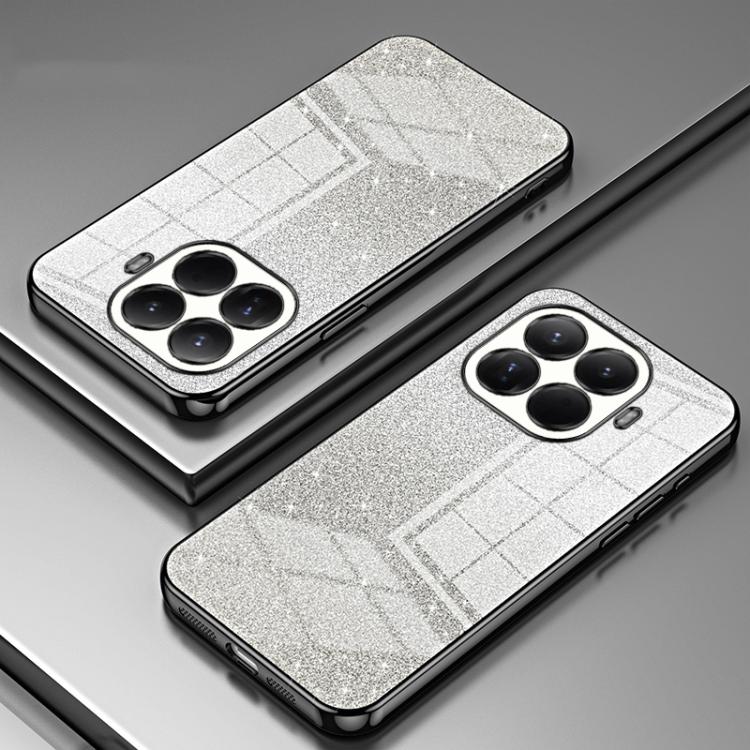 For Xiaomi 15T Pro Gradient Glitter Powder Electroplated Phone Case